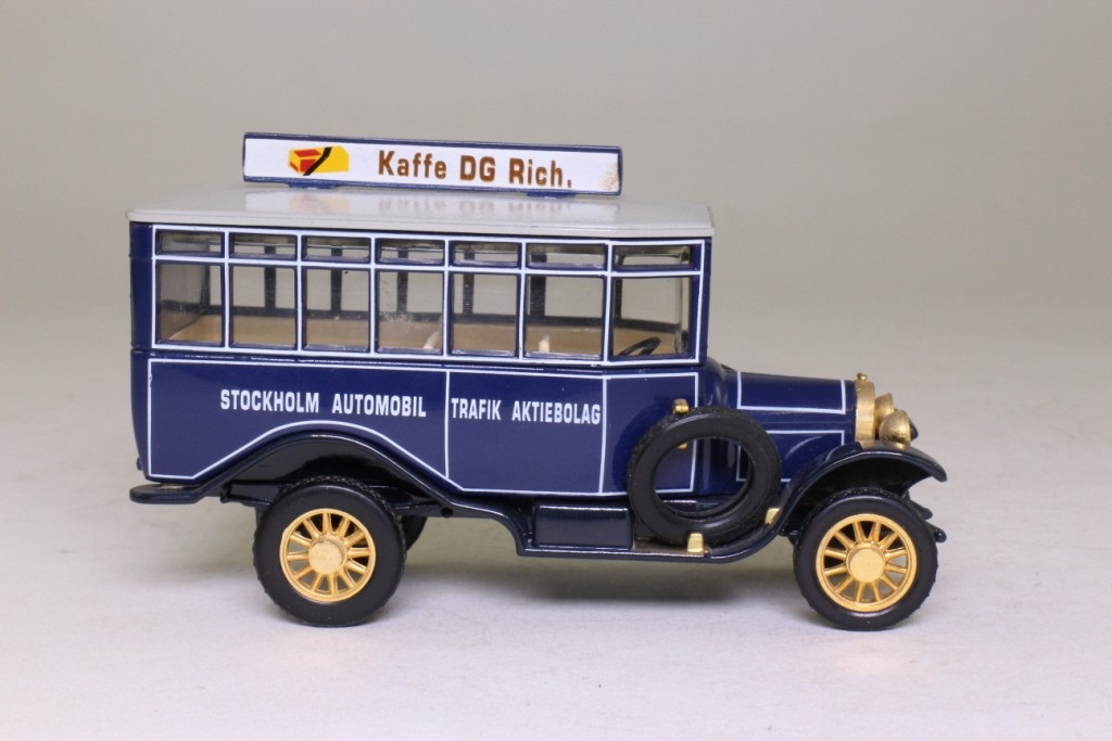 Matchbox Collectibles YET04; 1922 Scania Vabis Post Bus; Stockholm Automobil Trafik Aktiebolag